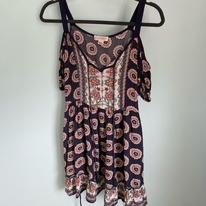 Very Cute/Girly Boho Medallion Print Dress